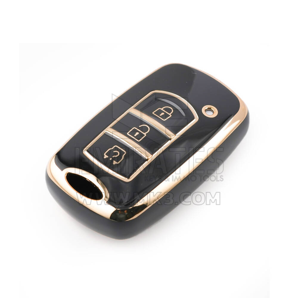 Nouveau couvercle Nano de haute qualité pour clé télécommande Dongfeng, 3 boutons, couleur noire, DF-F11J | Clés des Émirats