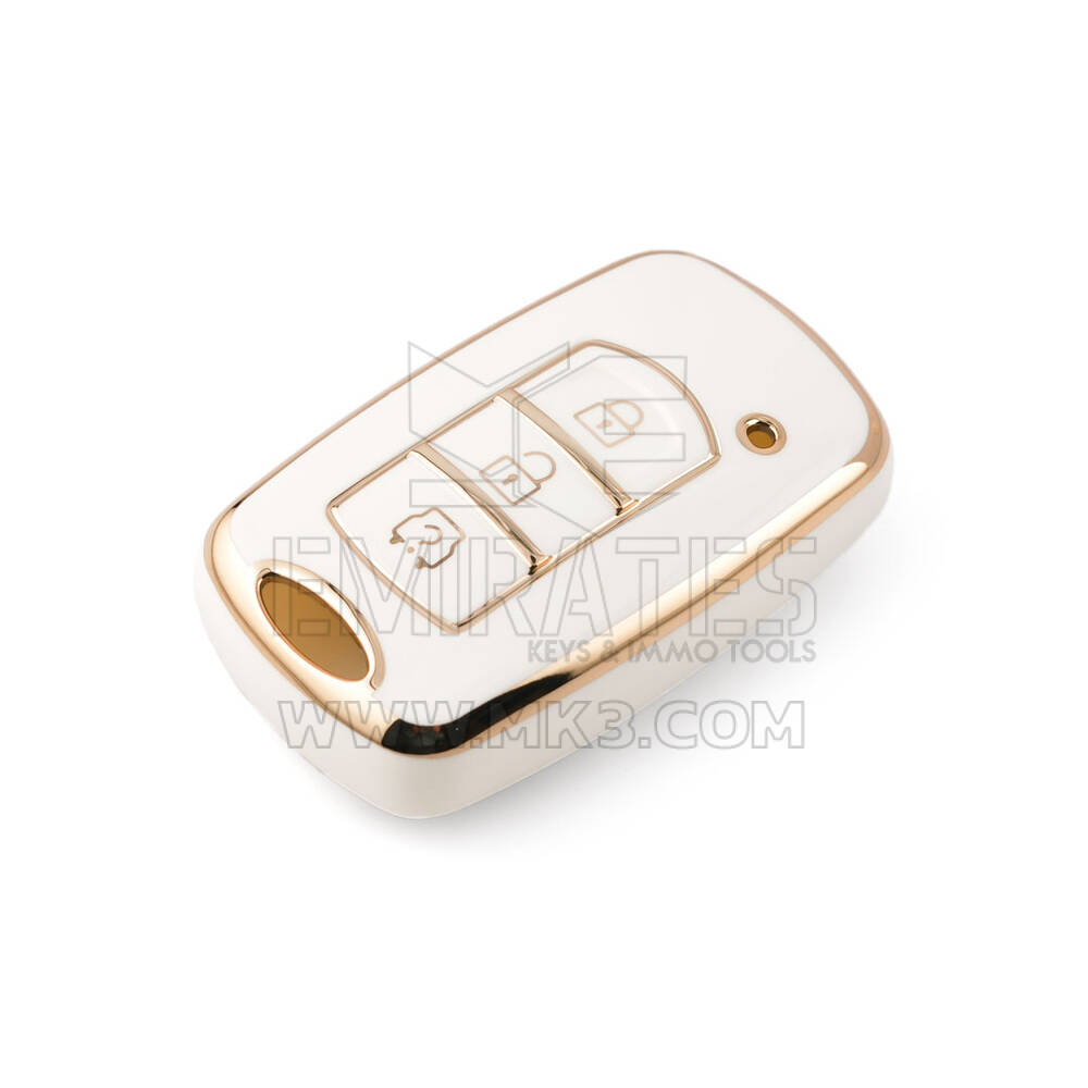 New Aftermarket Nano High Quality Cover For Dongfeng Remote Key 3 Buttons White Color DF-F11J | Emirates Keys
