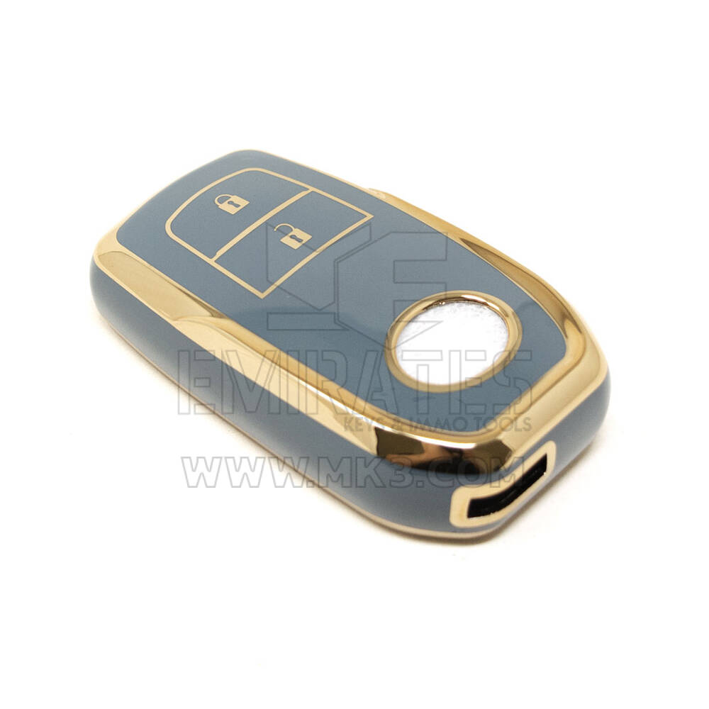 New Aftermarket Nano High Quality Cover For Toyota Remote Key 2 Buttons Gray Color TYT-A11J2 | Emirates Keys