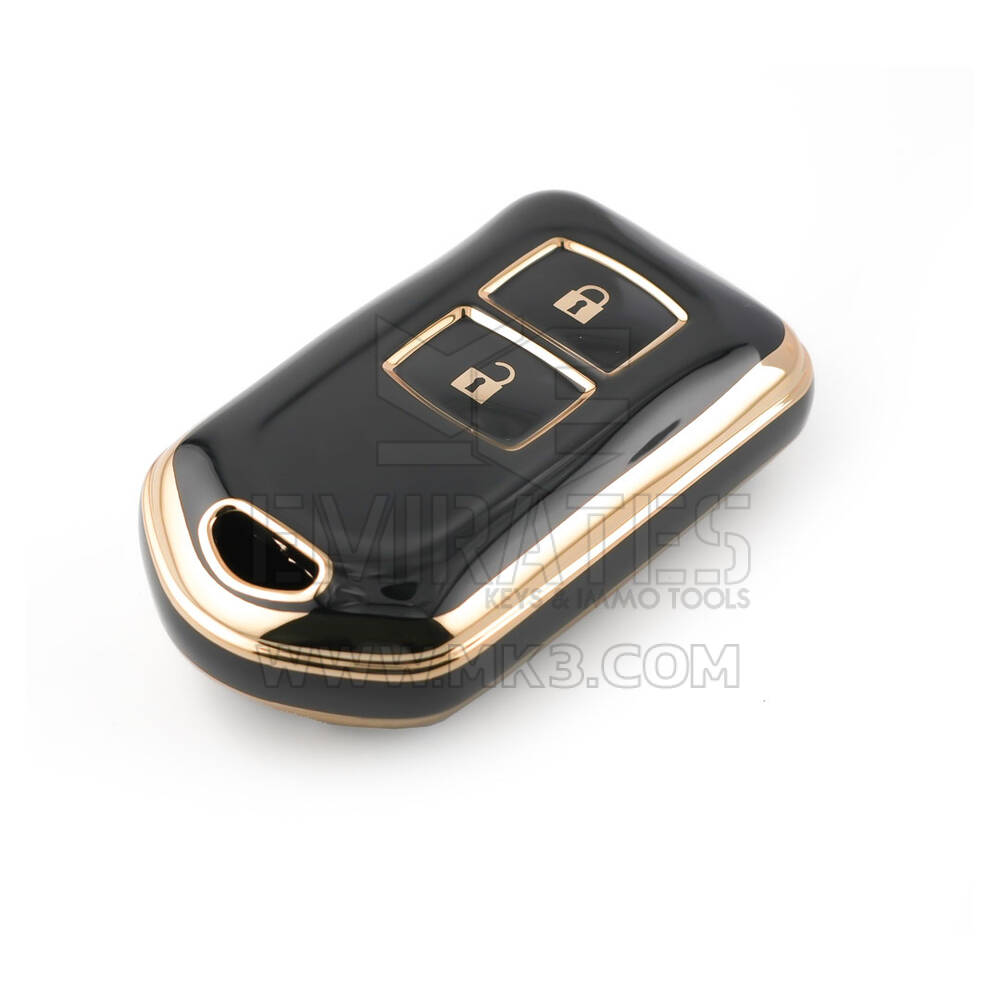 New Aftermarket Nano High Quality Cover For Toyota Remote Key 2 Buttons Black Color TYT-L11J2 | Emirates Keys