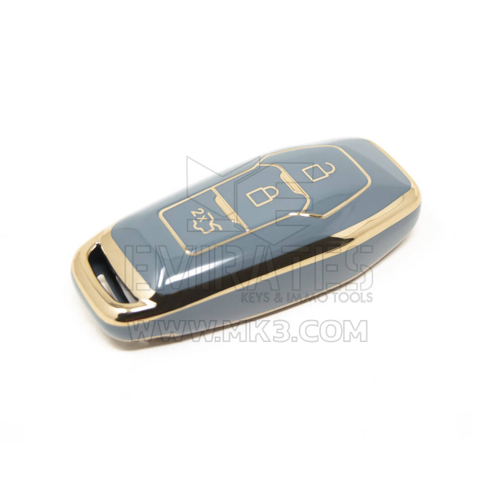 Couverture Nano de haute qualité pour clé télécommande Ford Edge, 3 boutons, couleur grise, Ford-C11J | Clés des Émirats