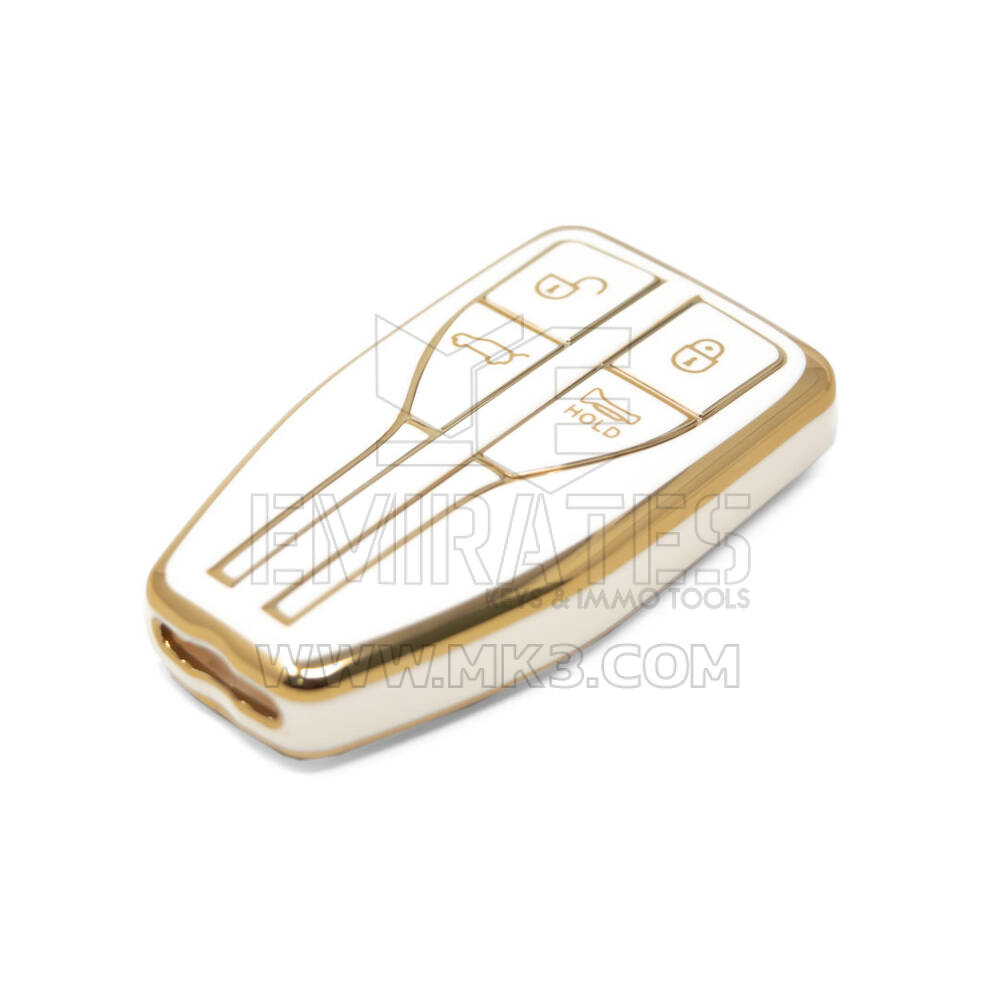 Nouveau couvercle Nano de haute qualité pour clé télécommande Hongqi, 4 boutons, couleur blanche, HQ-A11J | Clés des Émirats