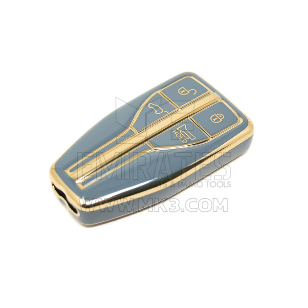 Nouveau couvercle Nano de haute qualité pour clé télécommande Hongqi, 4 boutons, couleur grise, HQ-A11J | Clés des Émirats