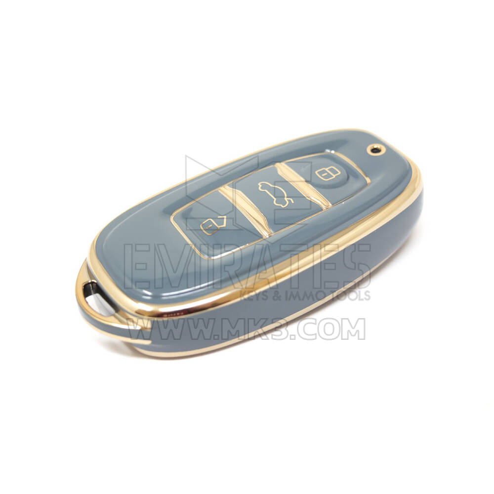 New Aftermarket Nano High Quality Cover For Hongqi Remote Key 3 Buttons Gray Color HQ-C11J | Emirates Keys