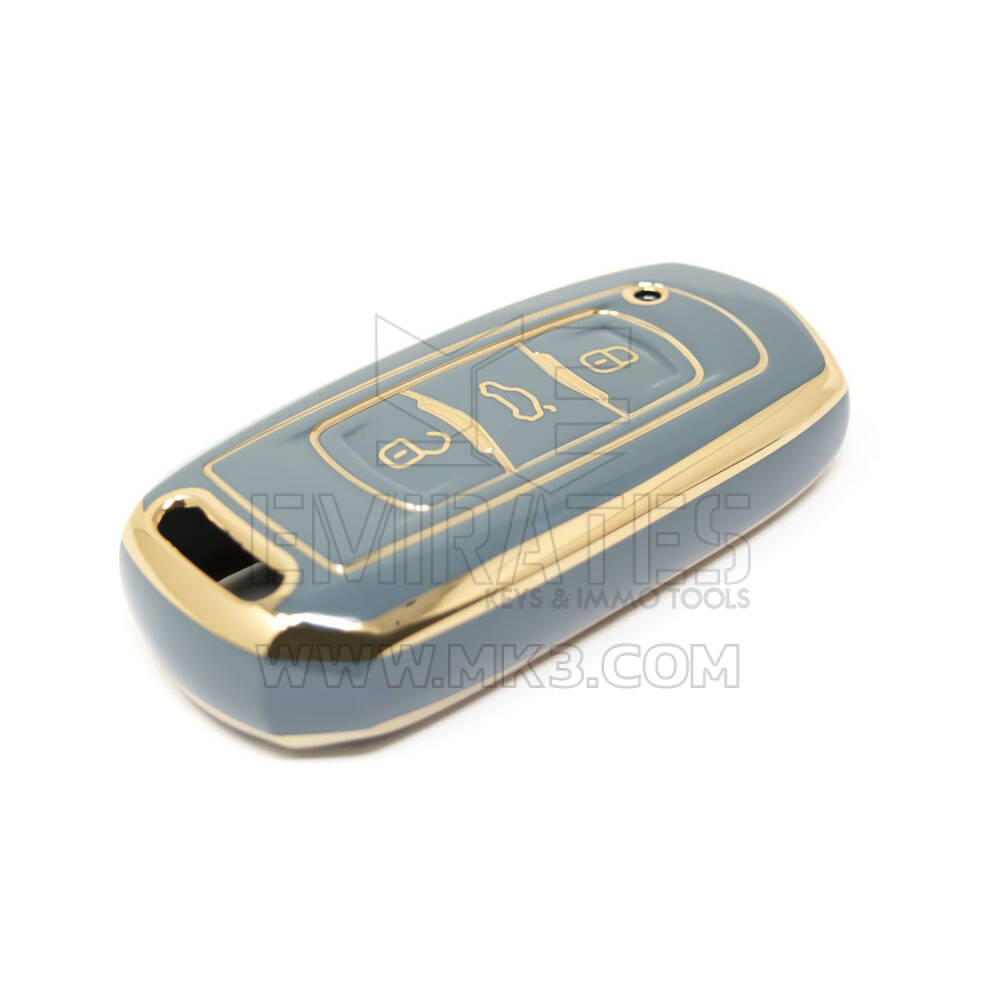 Nouveau couvercle Nano de haute qualité pour clé télécommande Geely, 3 boutons, couleur grise, GL-A11J | Clés des Émirats