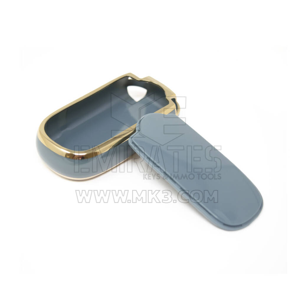 New Aftermarket Nano High Quality Cover For Jeep Remote Key 3 Buttons Gray Color Jeep-B11J3 | Emirates Keys
