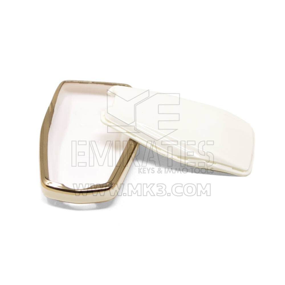 New Aftermarket Nano High Quality Cover For Geely Remote Key 4 Buttons White Color GL-B11J4B | Emirates Keys