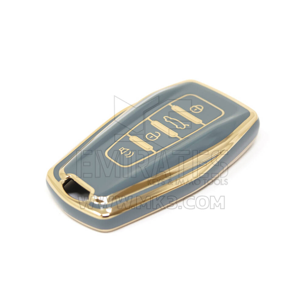 Nueva cubierta Nano de alta calidad del mercado de accesorios para llave remota Geely 4 botones Color gris GL-B11J4B | Cayos de los Emiratos