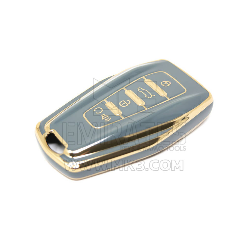 Nueva cubierta Nano de alta calidad del mercado de accesorios para llave remota Geely 4 botones Color gris GL-B11J4D | Cayos de los Emiratos