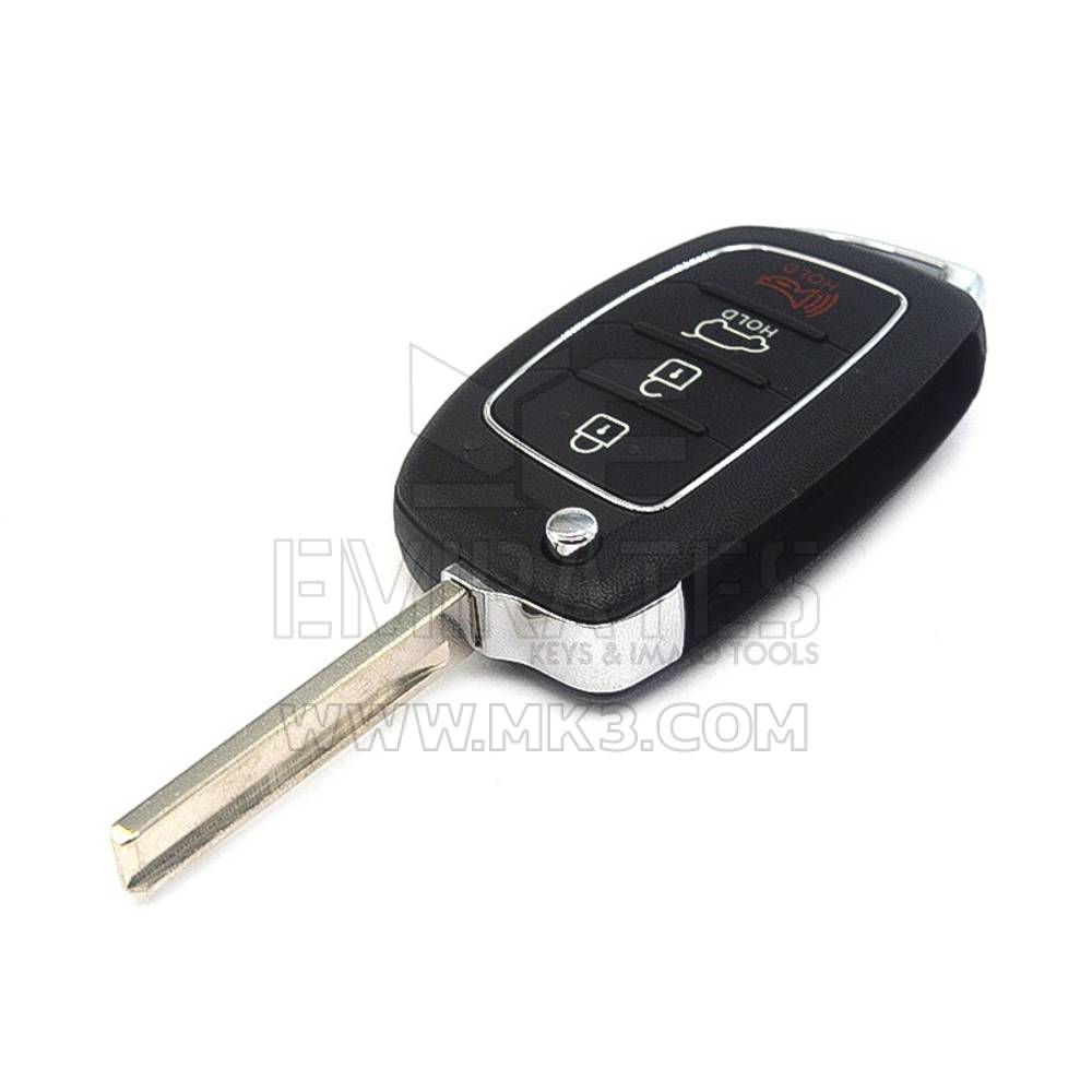 New Aftermarket Hyundai Santa Fe 2013-2015 Flip Remote Key Shell 3+1 Button HYN17R Blade High Quality Low Price Order Now  | Emirates Keys