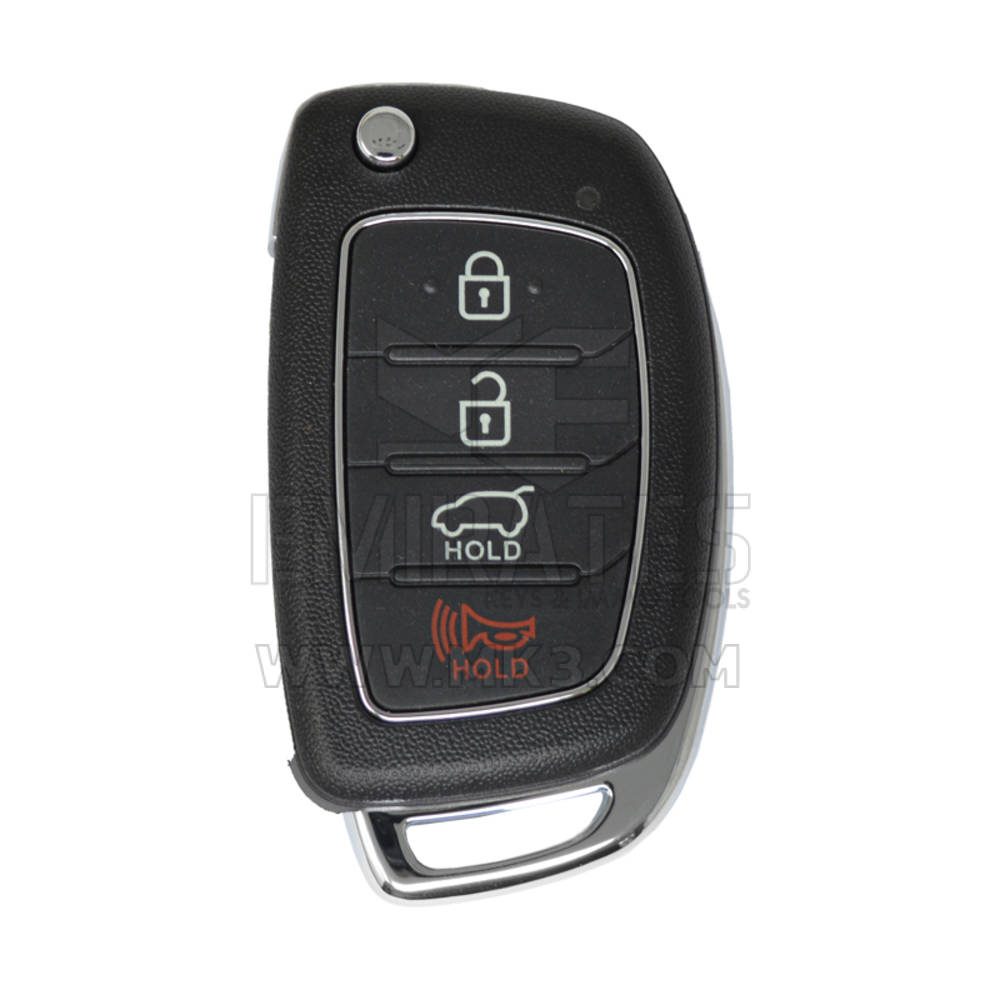 Hyundai Santa Fe 2013-2015 Flip Remote Key Shell 3+1 Button HYN17R Blade