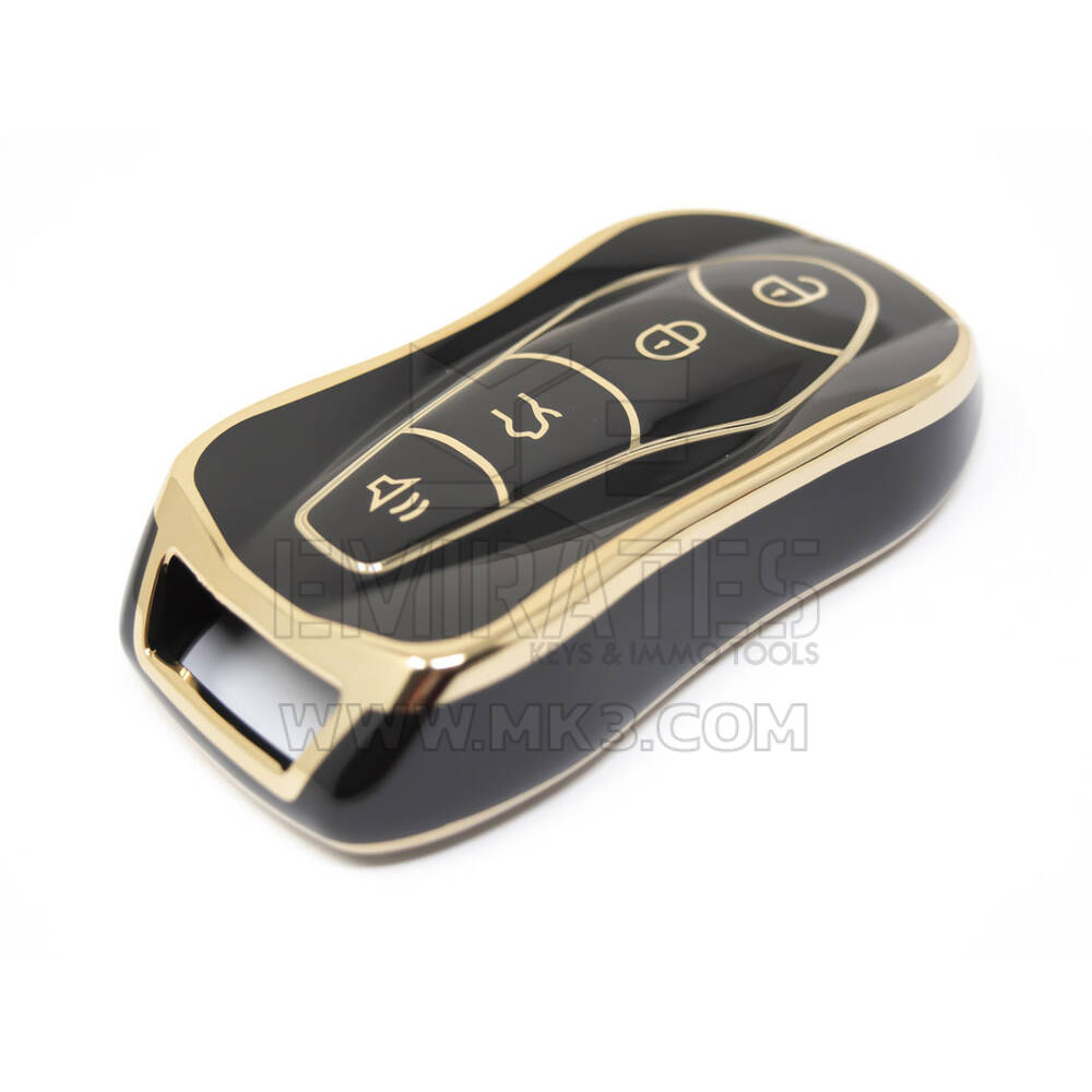 Nueva cubierta Nano de alta calidad del mercado de accesorios para llave remota Geely, 4 botones, Color negro, GL-C11J | Cayos de los Emiratos