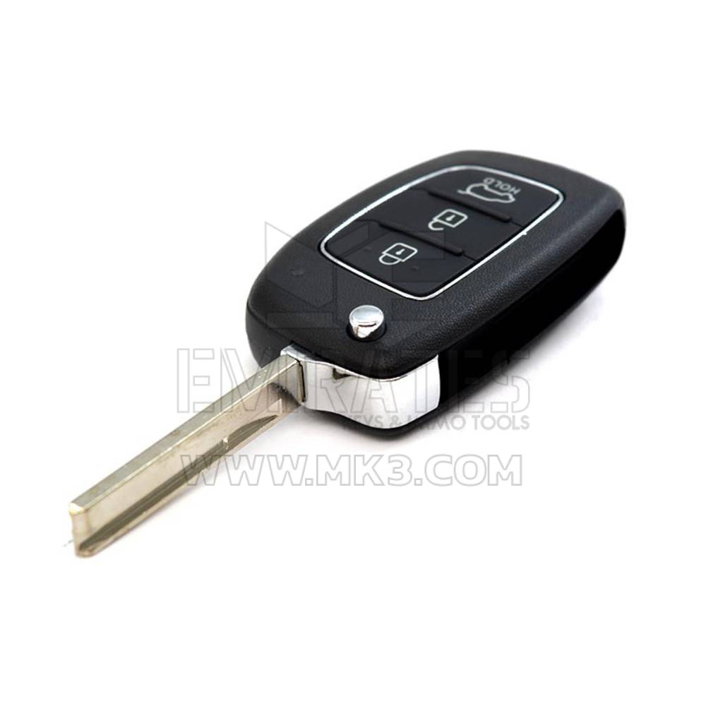 New Aftermarket Hyundai Santa Fe 2013-2015 Flip Remote Key Shell 3 Buttons HYN17R Blade High Quality Low Price Order Now  | Emirates Keys