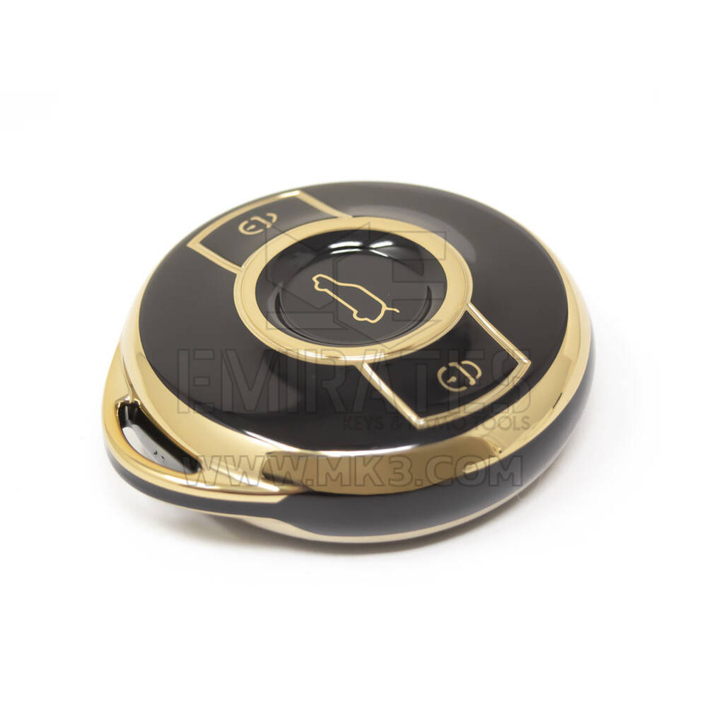 Nueva cubierta Nano de alta calidad del mercado de accesorios para llave remota inteligente 3 botones Color negro SMT-A11J | Cayos de los Emiratos