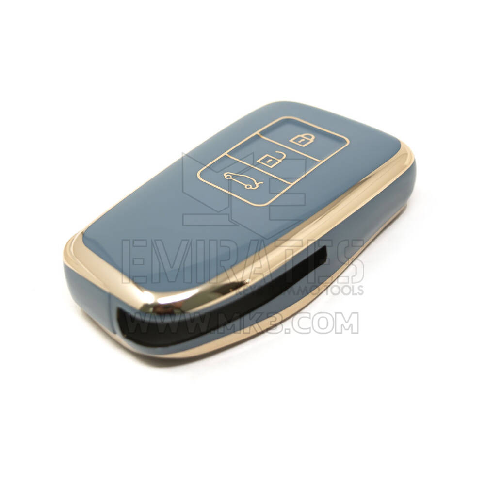 Novo aftermarket nano capa de alta qualidade para chave remota lexus 3 botões cor cinza LXS-A11J3 Chaves dos Emirados