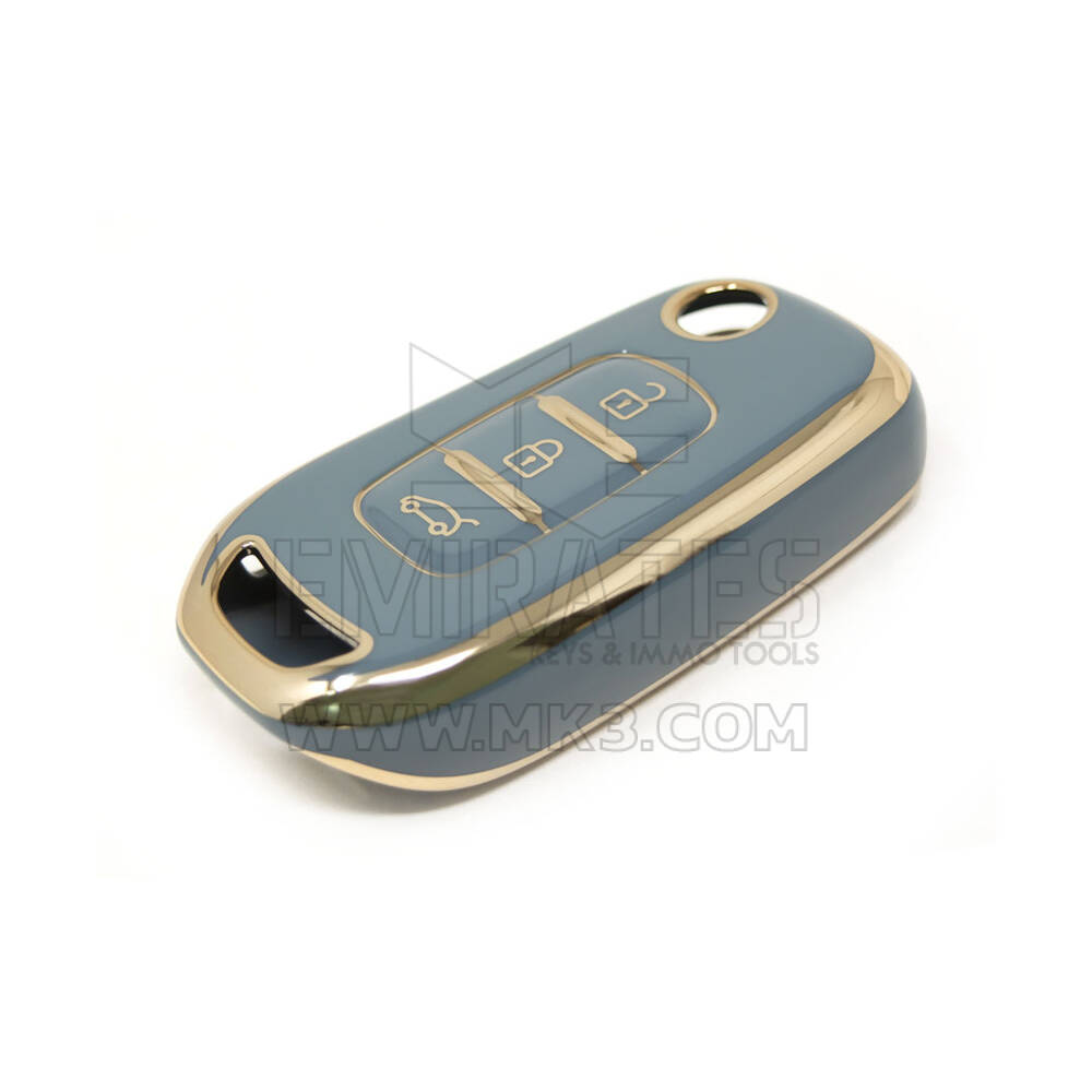 جديد ما بعد البيع نانو غطاء عالي الجودة لرينو داسيا مفتاح بعيد 3 أزرار اللون الرمادي RN-B11J | مفاتيح الإمارات