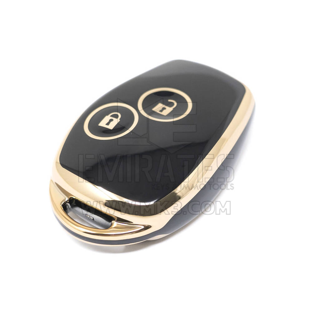 Couverture Nano de haute qualité pour clé télécommande Renault, 2 boutons, couleur noire, RN-D11J2 | Clés des Émirats