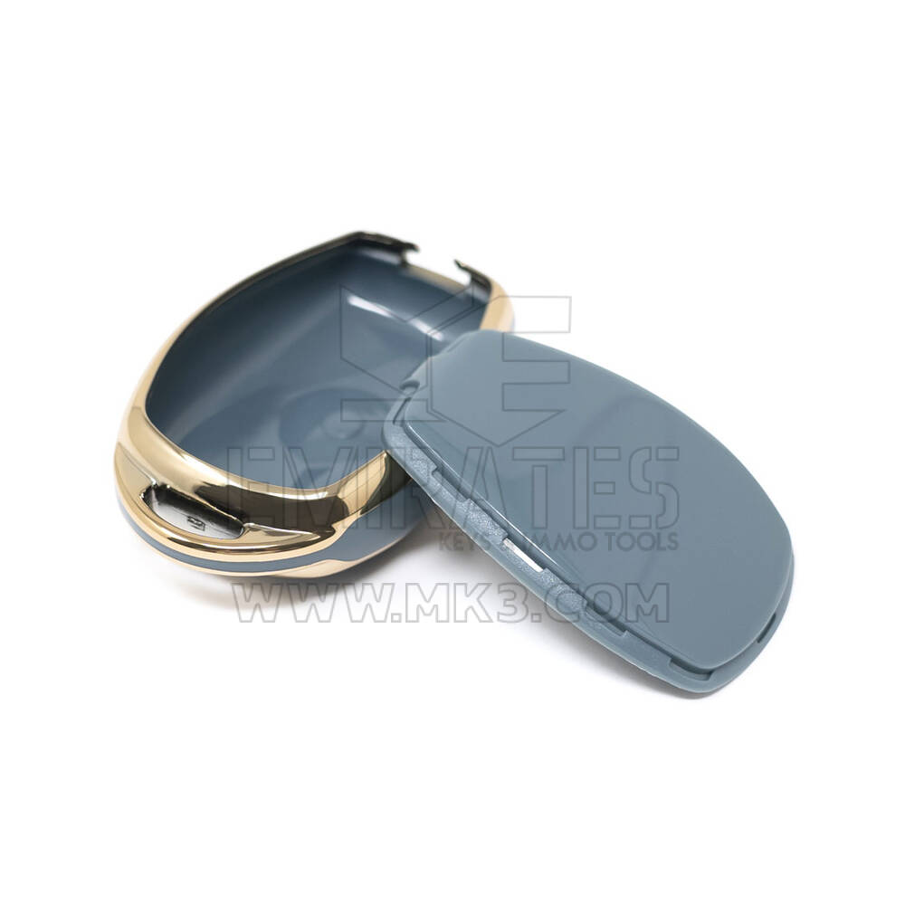 New Aftermarket Nano High Quality Cover For Renault Remote Key 3 Buttons Gray Color RN-D11J3  | Emirates Keys