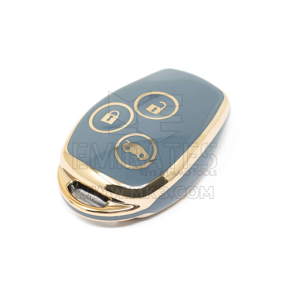 Новый чехол Nano высокого качества для вторичного рынка для дистанционного ключа Renault с 3 кнопками серого цвета RN-D11J3 | Ключи Эмирейтс
