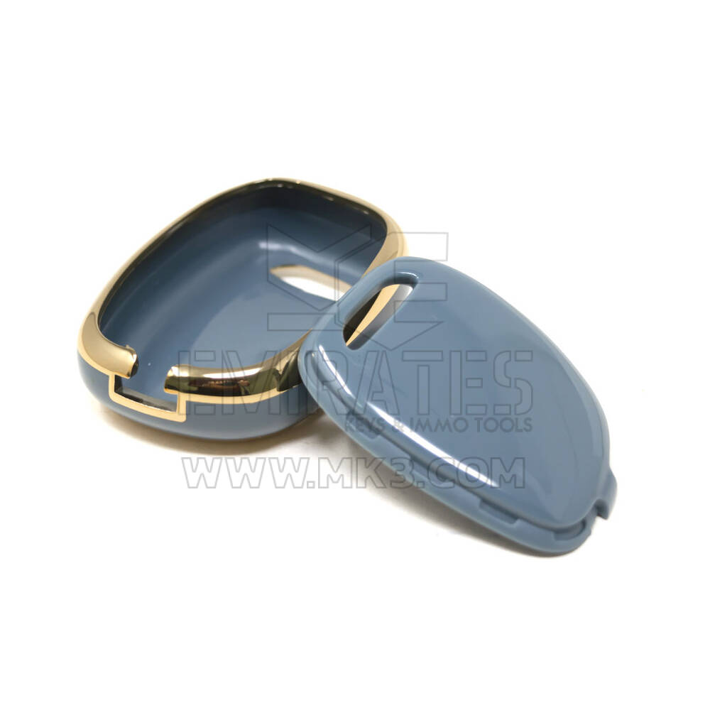 New Aftermarket Nano High Quality Cover For Renault Remote Key 1 Buttons Gray Color RN-E11J | Emirates Keys