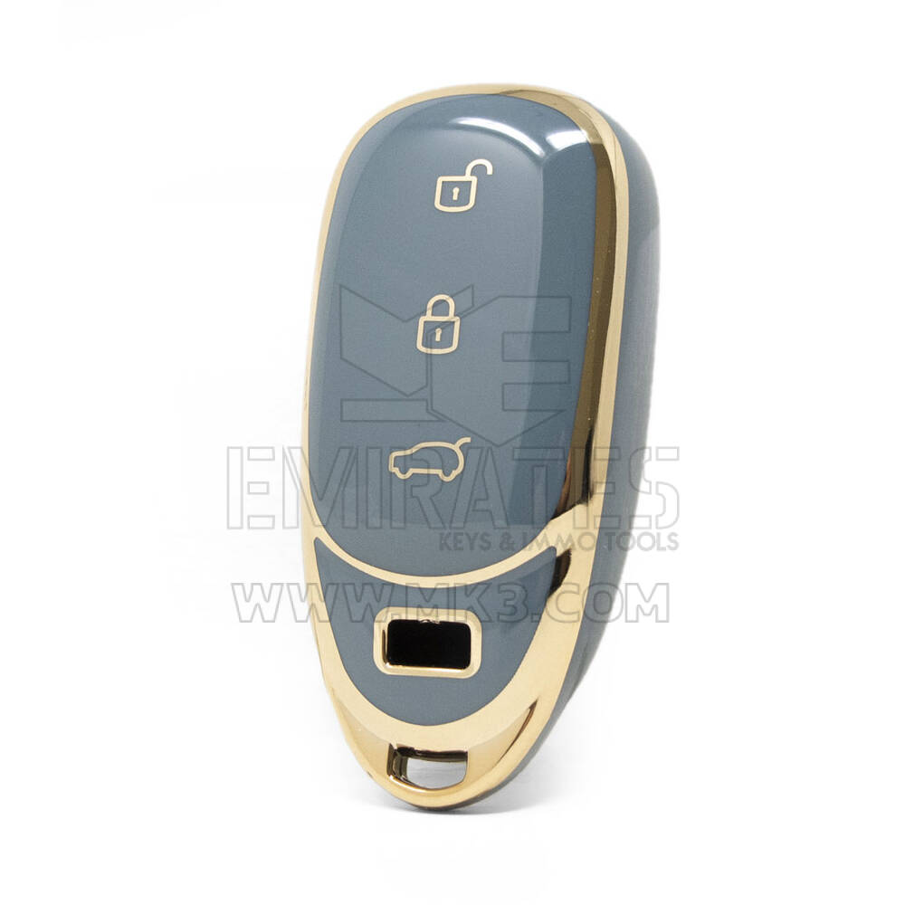 Nano – housse de haute qualité pour clé télécommande LiXiang, 3 boutons, couleur grise, LI-A11J