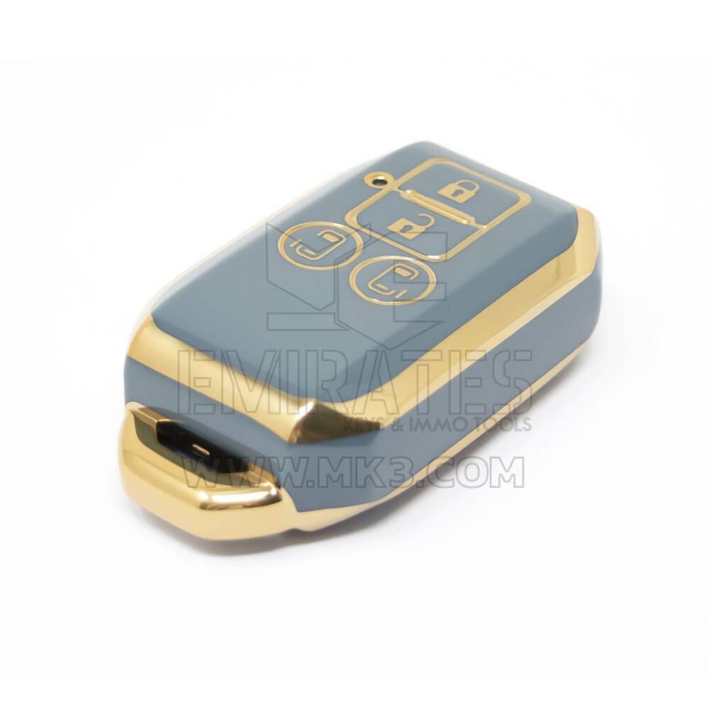 Nova capa de reposição nano de alta qualidade para chave remota suzuki 4 botões cor cinza SZK-B11J | Chaves dos Emirados