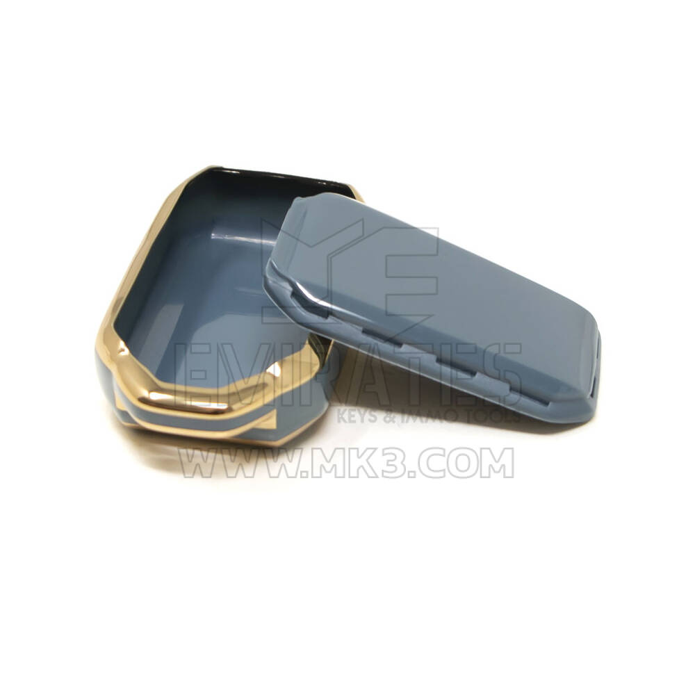 New Aftermarket Nano High Quality Cover For Suzuki Remote Key 3 Buttons Gray Color SZK-C11J3 | Emirates Keys
