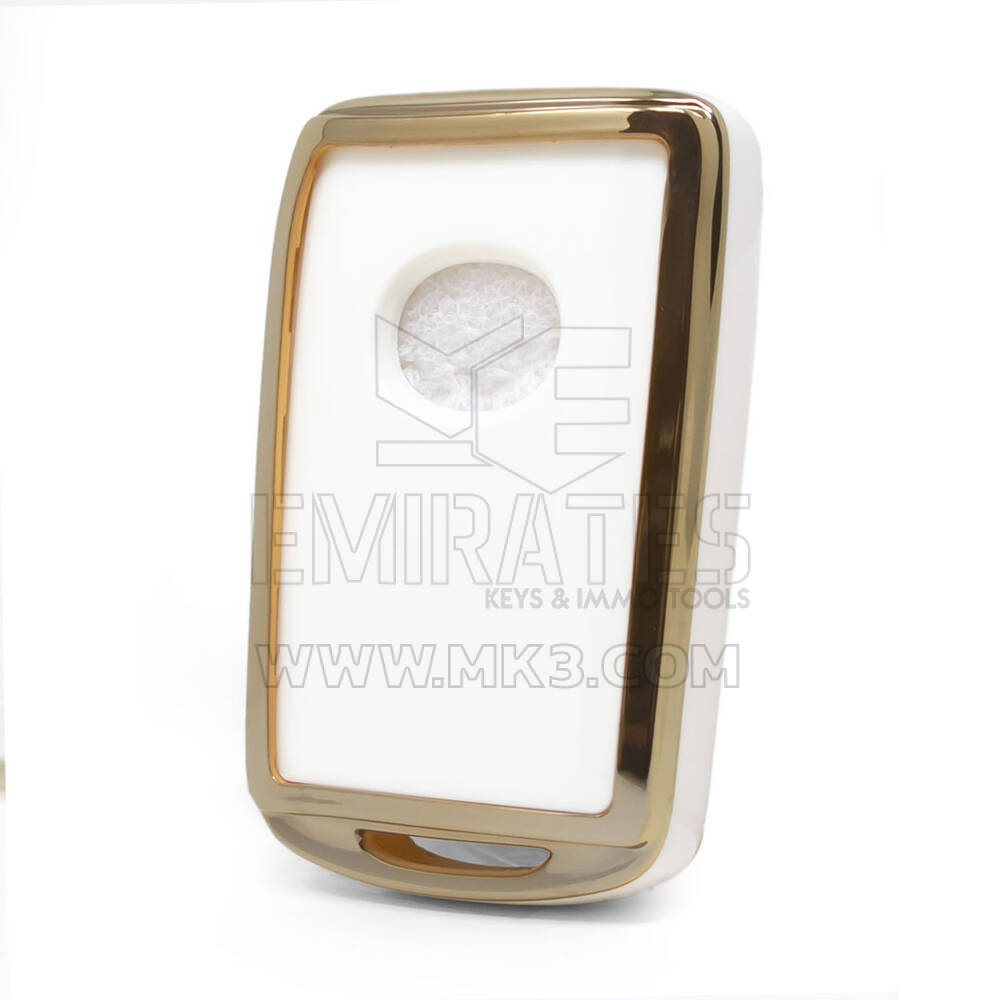 Couverture Nano de haute qualité pour clé télécommande Mazda, 4 boutons, couleur blanche, MZD-B11J4 | Clés des Émirats