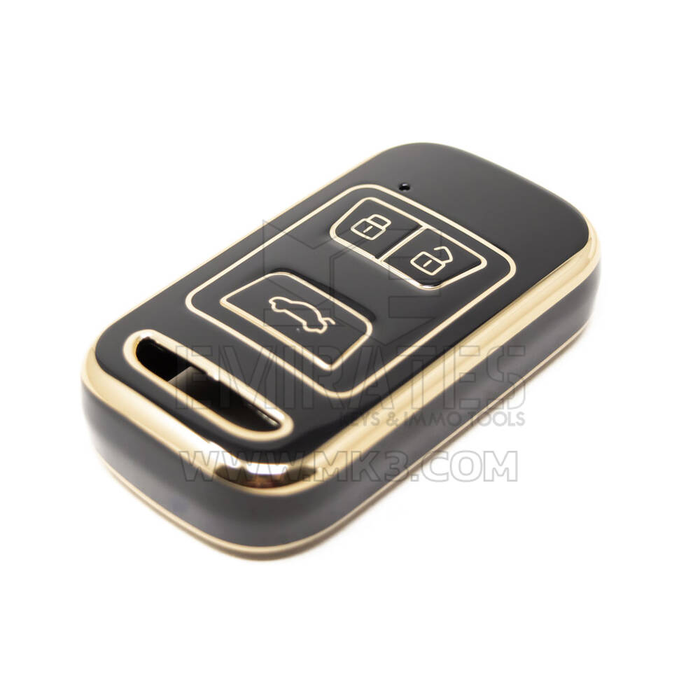 Couverture Nano de haute qualité pour clé télécommande Chery, 3 boutons, couleur noire, CR-A11J | Clés des Émirats