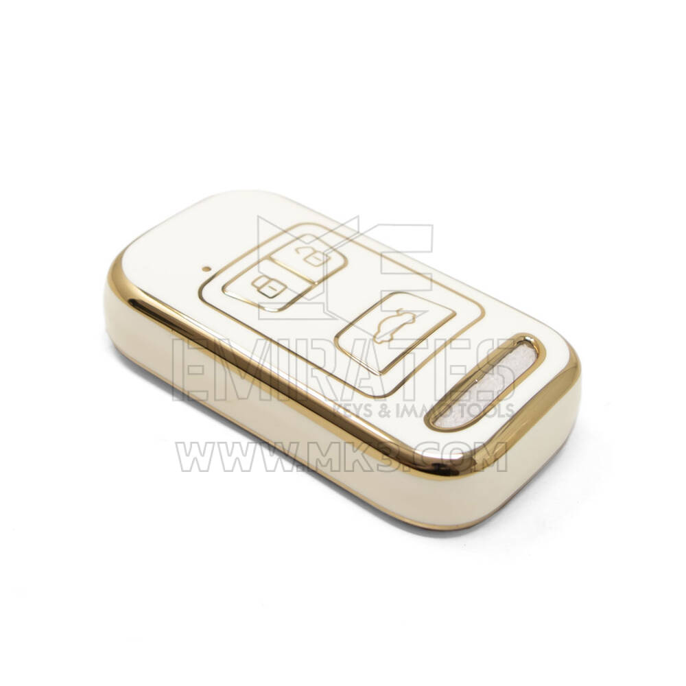 Nouveau couvercle Nano de haute qualité pour clé télécommande Chery, 3 boutons, couleur blanche CR-A11J | Clés des Émirats