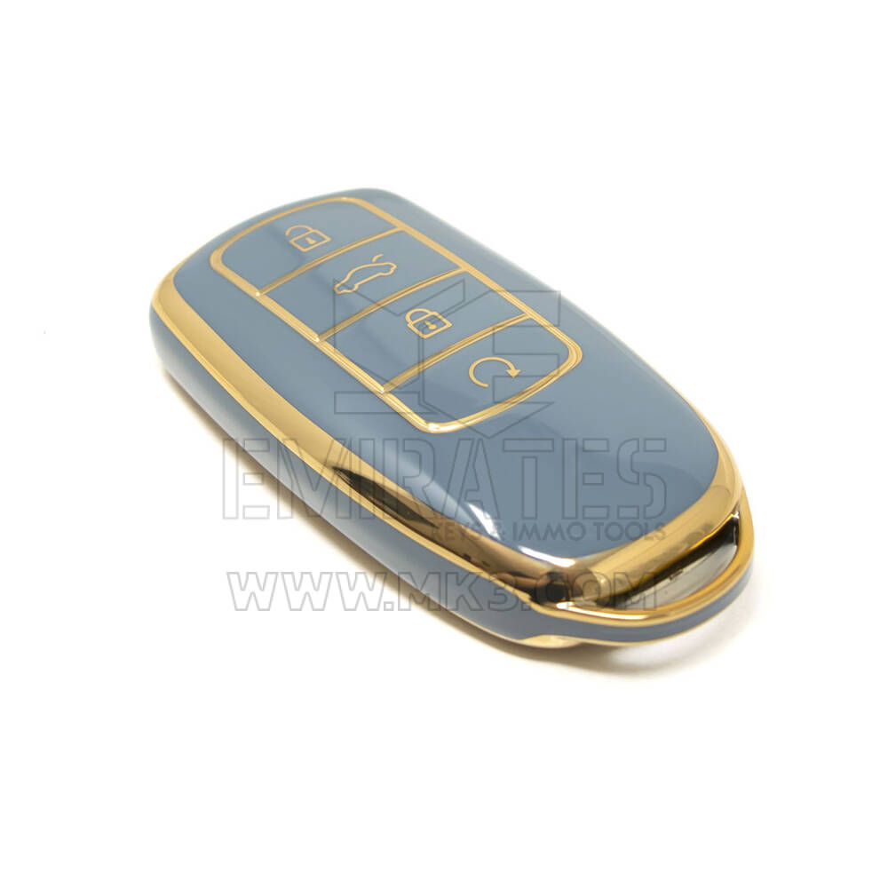 New Aftermarket Nano High Quality Cover For Chery Remote Key 4 Buttons Gray Color CR-C11J | Emirates Keys