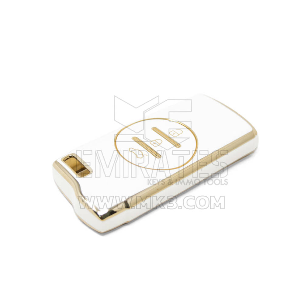 Nueva cubierta Nano de alta calidad del mercado de accesorios para llave remota Chery 3 botones Color blanco CR-D11J | Cayos de los Emiratos