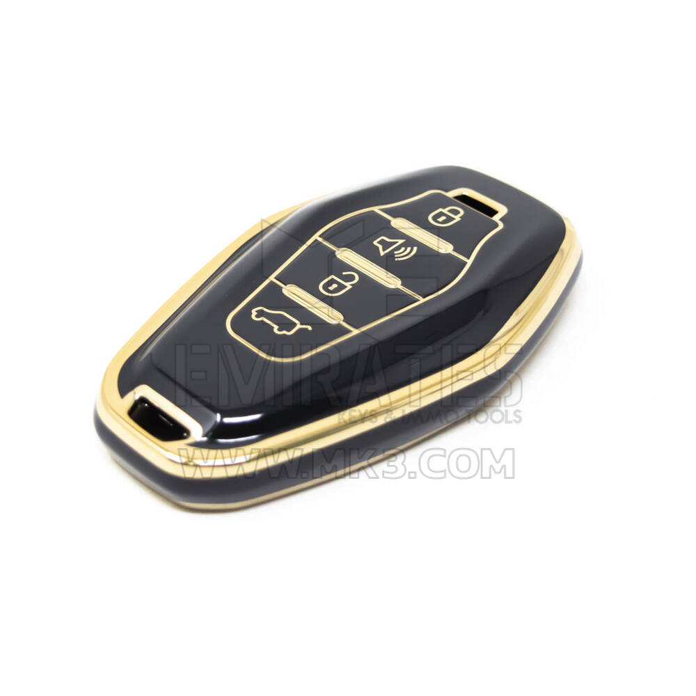 Nuova cover aftermarket Nano di alta qualità per chiave remota Chery 4 pulsanti colore nero CR-F11J | Chiavi degli Emirati