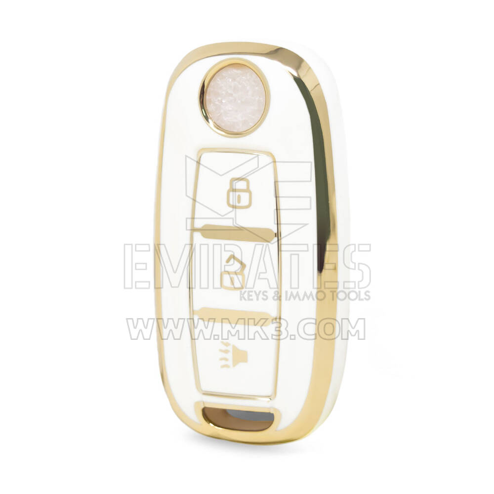 Nano High Quality Cover For Venucia Remote Key 3 Buttons White Color VNC-A11J