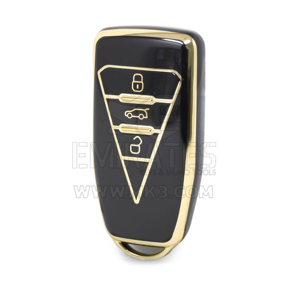 Nano – couvercle de haute qualité pour clé télécommande Venucia, 3 boutons, couleur noire, VNC-B11J