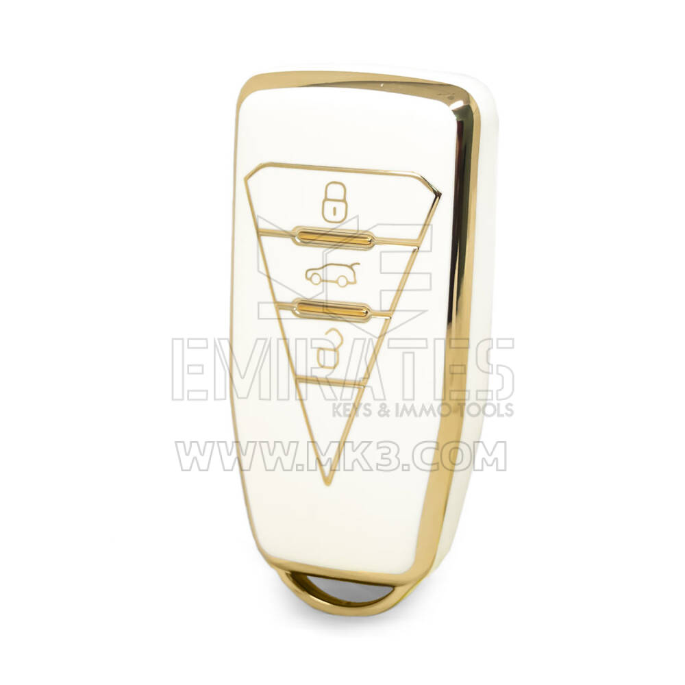 Funda Nano de alta calidad para mando a distancia Venucia, 3 botones, Color blanco, VNC-B11J