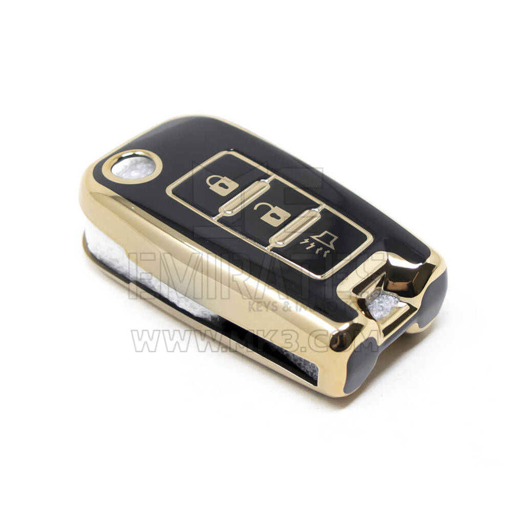 Nueva funda Nano de alta calidad para mando a distancia Venucia Flip, 3 botones, Color negro, VNC-C11J | Cayos de los Emiratos
