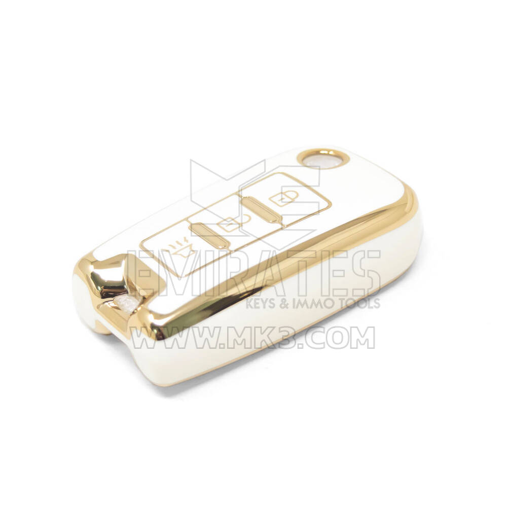 Novo aftermarket nano capa de alta qualidade para venucia flip remoto chave 3 botões cor branca VNC-C11J Chaves dos Emirados