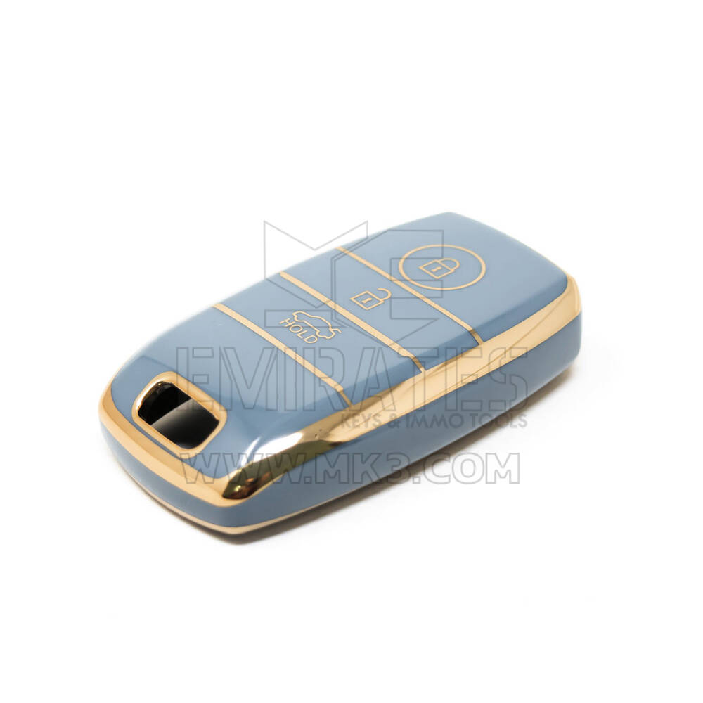 New Aftermarket Nano High Quality Cover For Kia Remote Key 3 Buttons Gray Color KIA-A11J | Emirates Keys