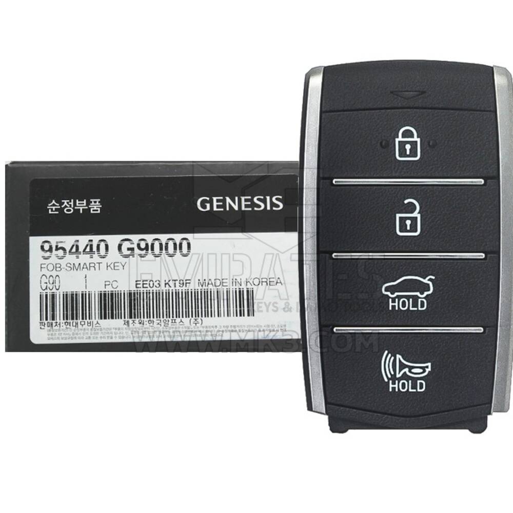 NOVA Genesis G70 2018-2021 Chave remota inteligente genuína/OEM 4 botões 433 MHz 95440-G9000 95440G9000 / FCCID: TQ8-FOB-4F16 | Chaves dos Emirados