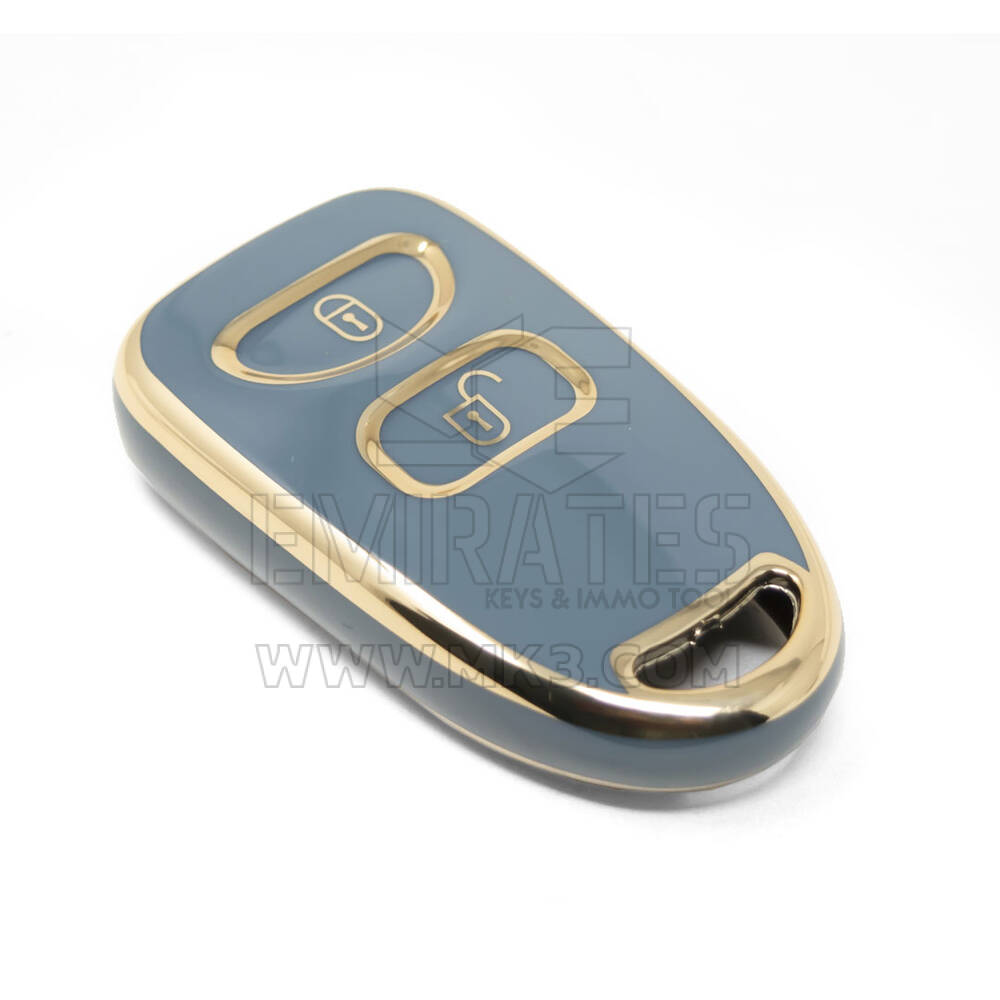 New Aftermarket Nano High Quality Cover For Kia Remote Key 3 Buttons Gray Color KIA-P11J3 | Emirates Keys