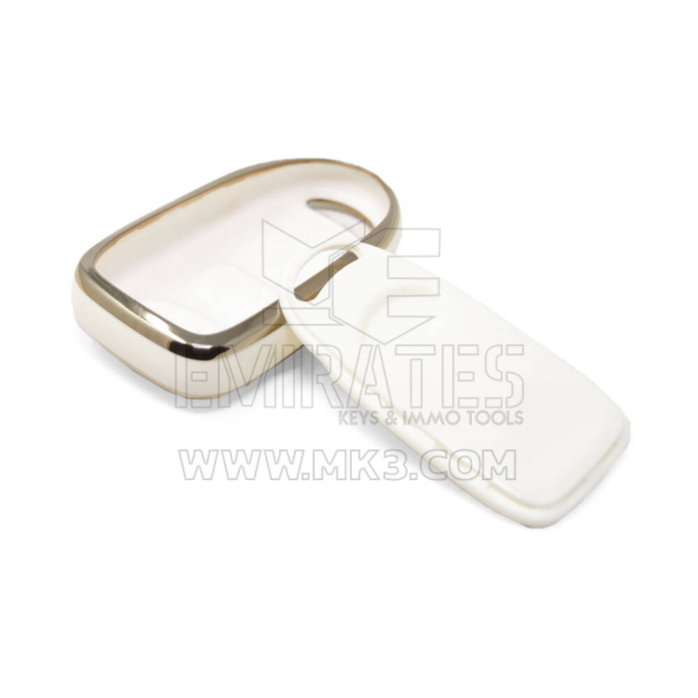 New Aftermarket Nano High Quality Cover For Kia Remote Key 4 Buttons White Color KIA-P11J4 | Emirates Keys