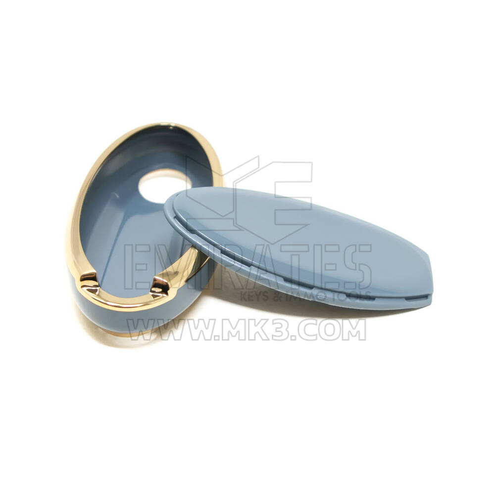 New Aftermarket Nano High Quality Cover For Nissan Remote Key 3 Buttons Gray Color NS-A11J3B | Emirates Keys
