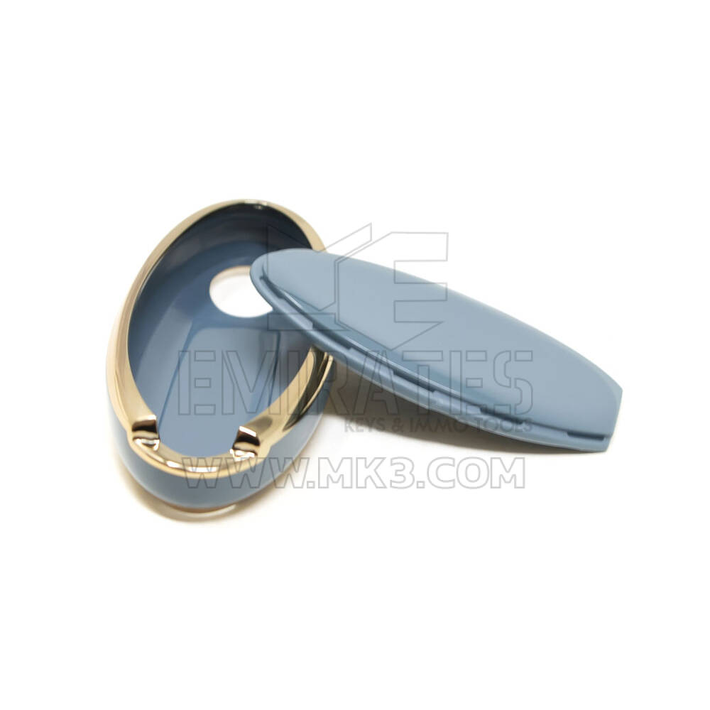 New Aftermarket Nano High Quality Cover For Nissan Remote Key 4 Buttons Gray Color NS-A11J4B | Emirates Keys