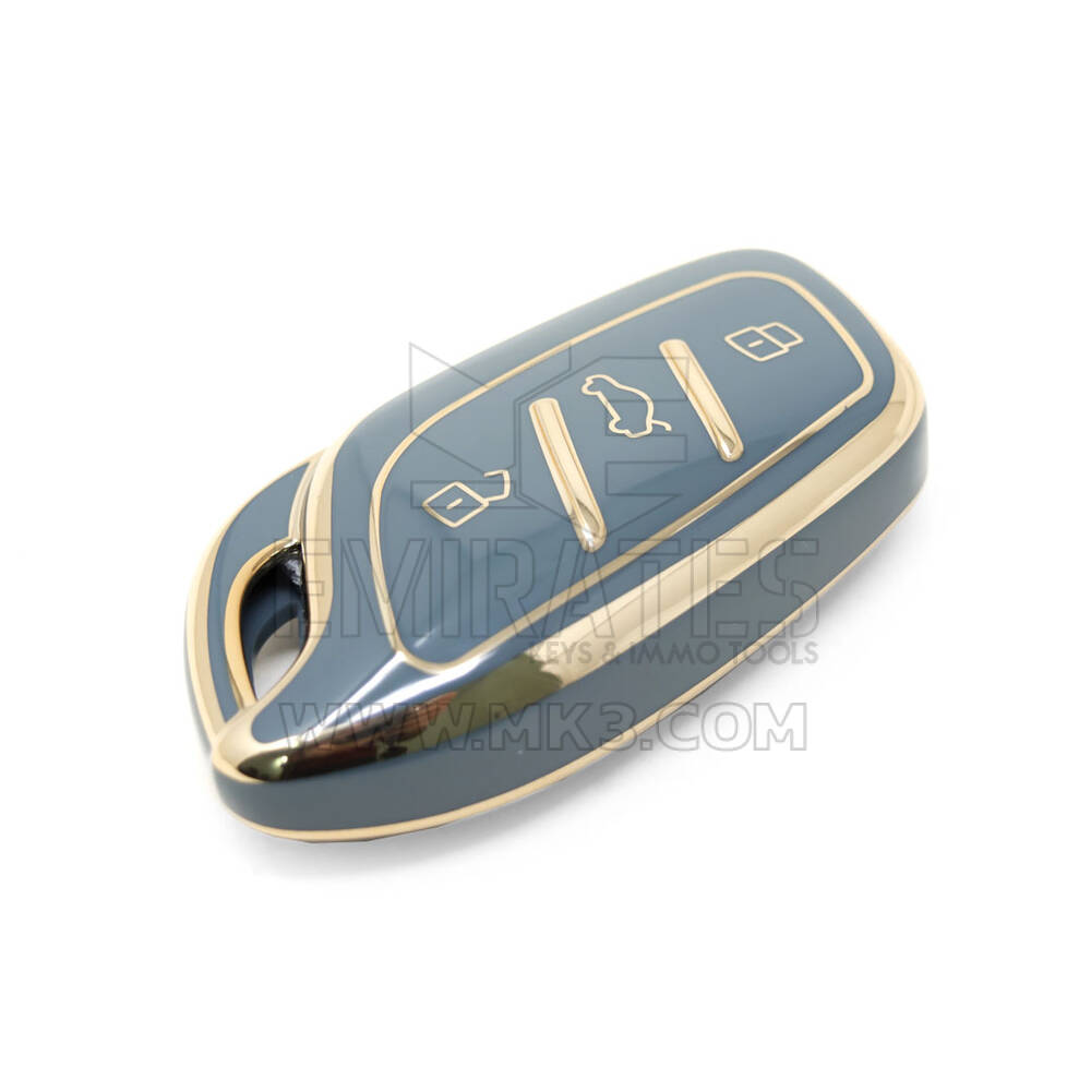 Nouveau couvercle Nano de haute qualité pour clé télécommande Roewe, 3 boutons, couleur grise, RW-B11J | Clés des Émirats