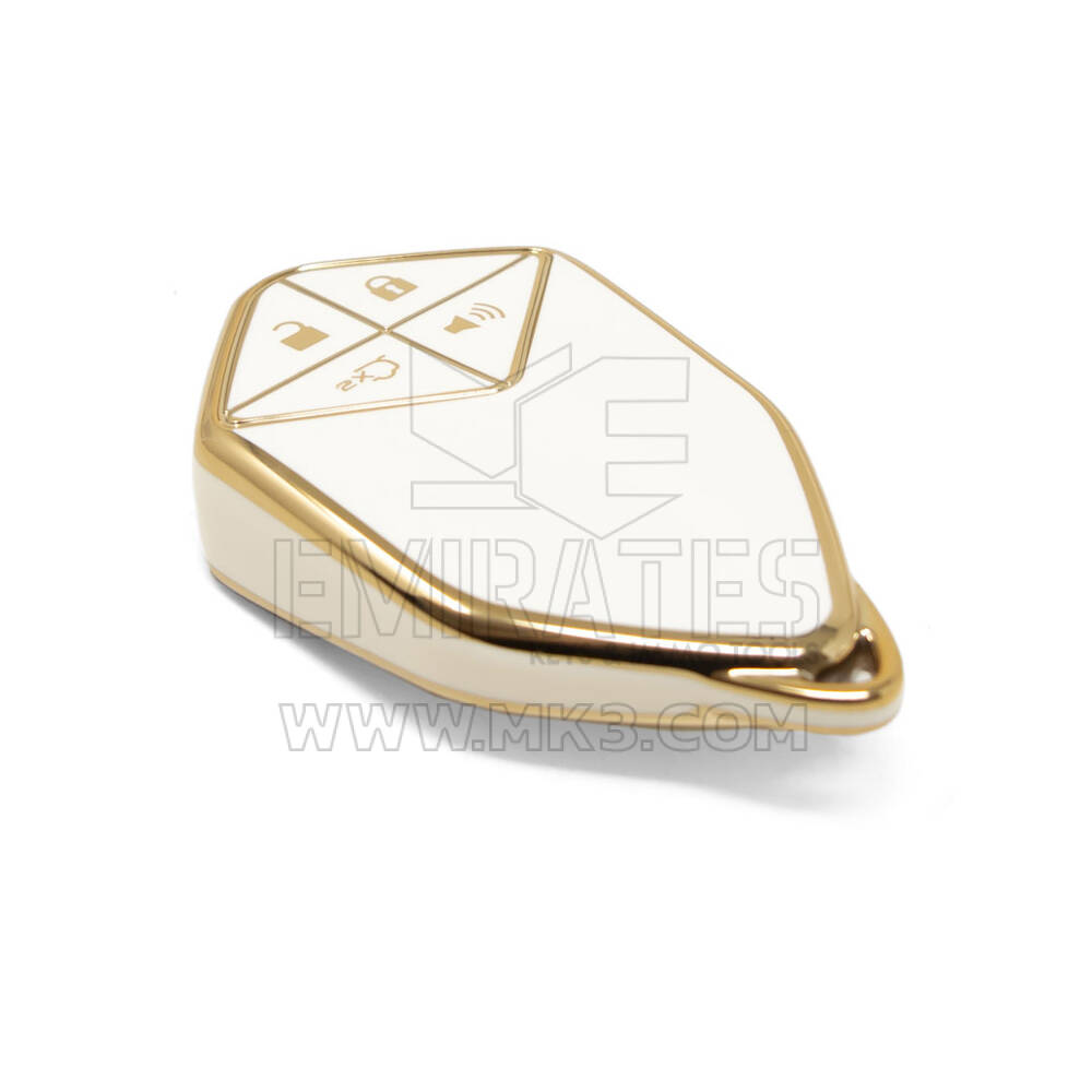 Novo aftermarket nano capa de alta qualidade para chave remota shenlan 4 botões cor branca SL-A11J | Chaves dos Emirados