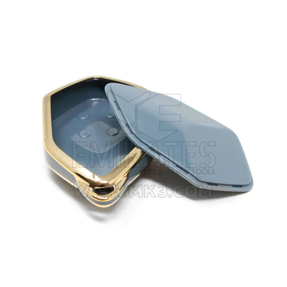 New Aftermarket Nano High Quality Cover For Shenlan Remote Key 4 Buttons Gray Color SL-A11J | Emirates Keys