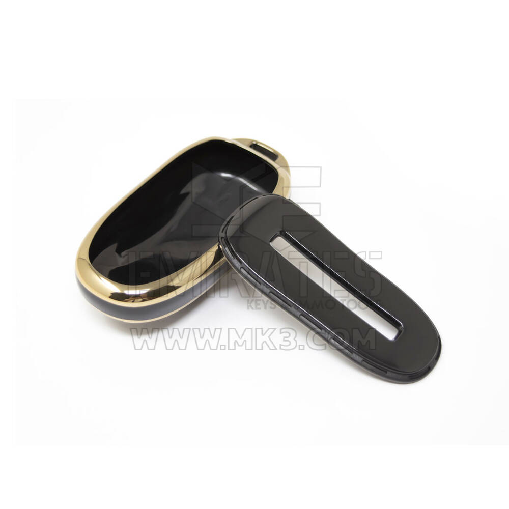 New Aftermarket Nano High Quality Cover For Tesla Remote Key 3 Buttons Black Color TSL-A11J | Emirates Keys