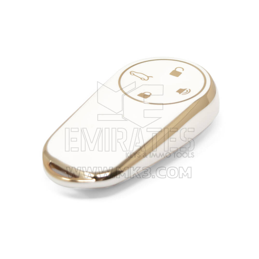 New Aftermarket Nano High Quality Cover For NIO Remote Key 4 Buttons White Color NIO-A11J | Emirates Keys