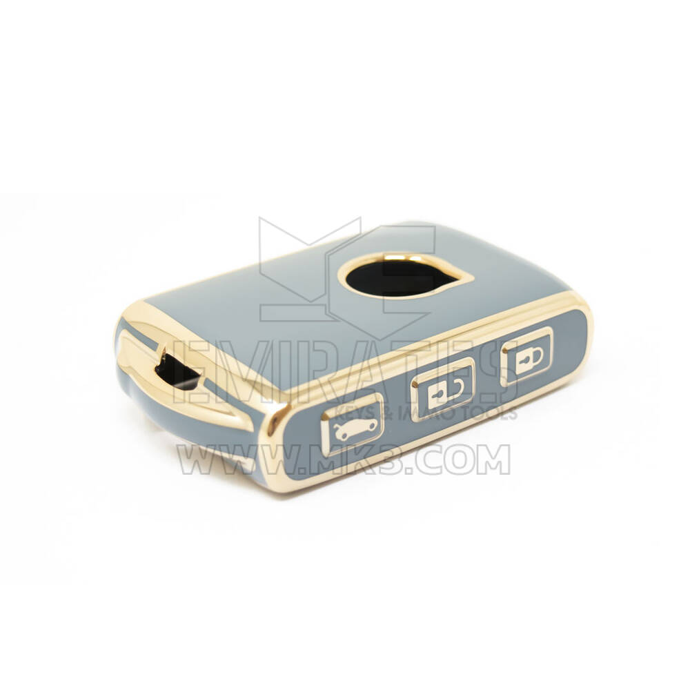 Novo aftermarket nano capa de alta qualidade para volvo s90 chave remota inteligente 4 botões cor cinza VOL-B11J Chaves dos Emirados